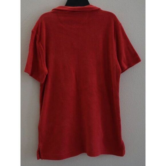 Polo Ralph Lauren Men's Sz Small Red Custom Slim Fit Terry S/S Polo Shirt $95 - Picture 2 of 10